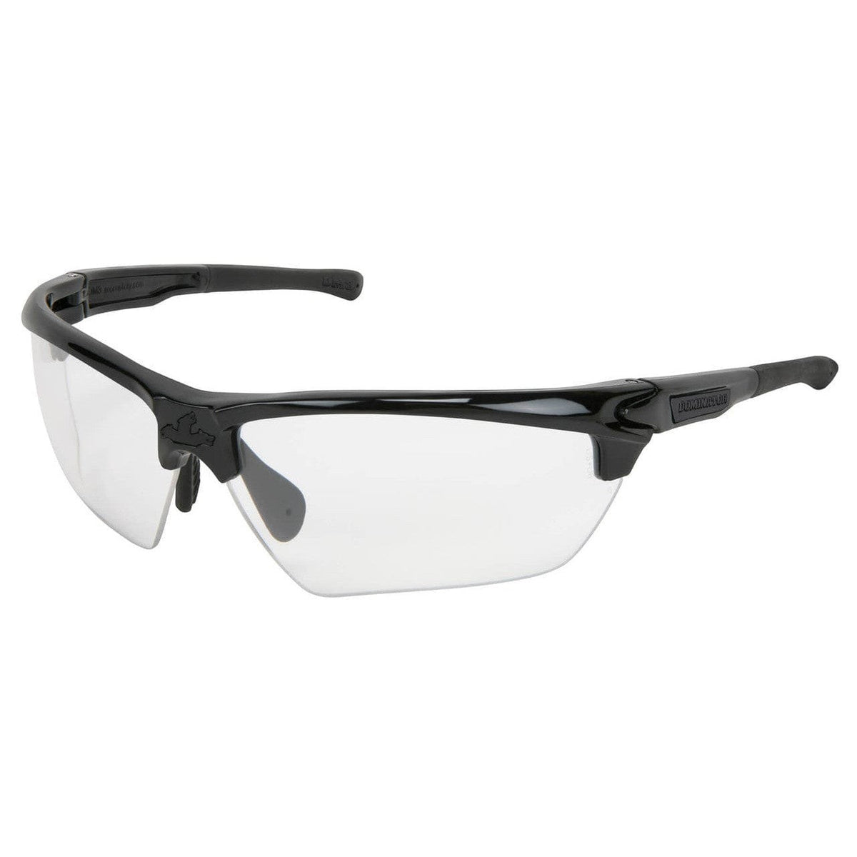 MCR Safety Dominator 3 Safety Glasses with Black Frame and Clear Anti-Fog Lens