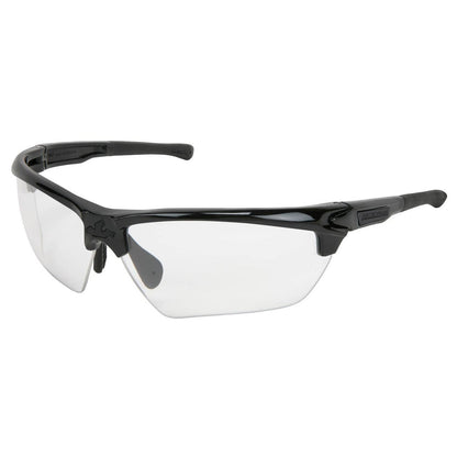 MCR Safety Dominator 3 Safety Glasses with Black Frame and Clear Anti-Fog Lens