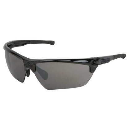 MCR Safety Dominator 3 Safety Glasses with Black Frame and Polarized Smoke Mirror Lens