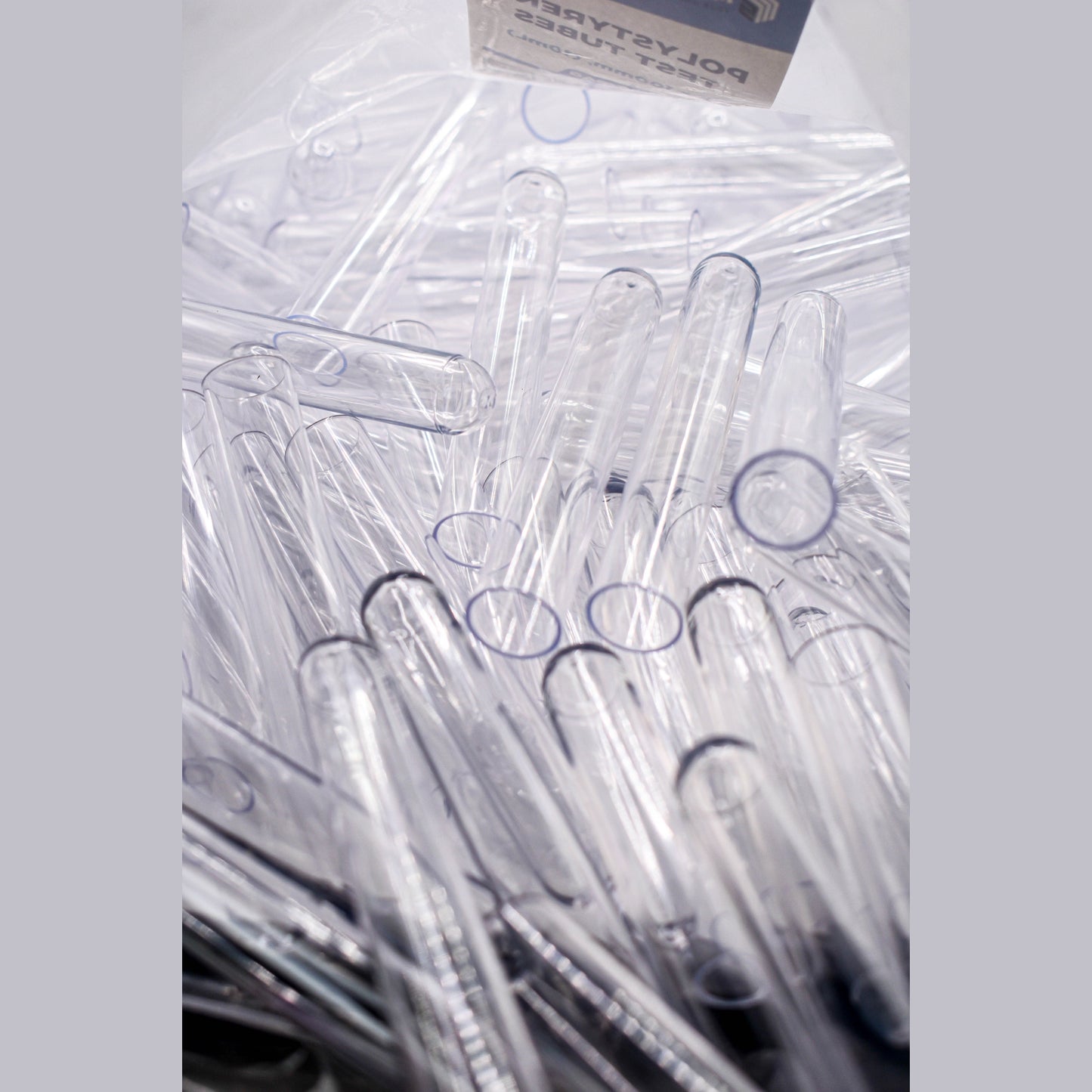 Polystyrene Clear Test Tube 16x100mm 10mL