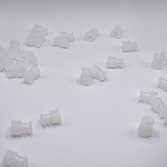 16mm Test Tube Plug Clear Caps Universal Fit