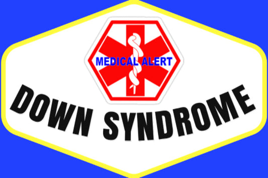 Down Syndrome Stick-N-Go Reusable Any Diagnosis Waterproof