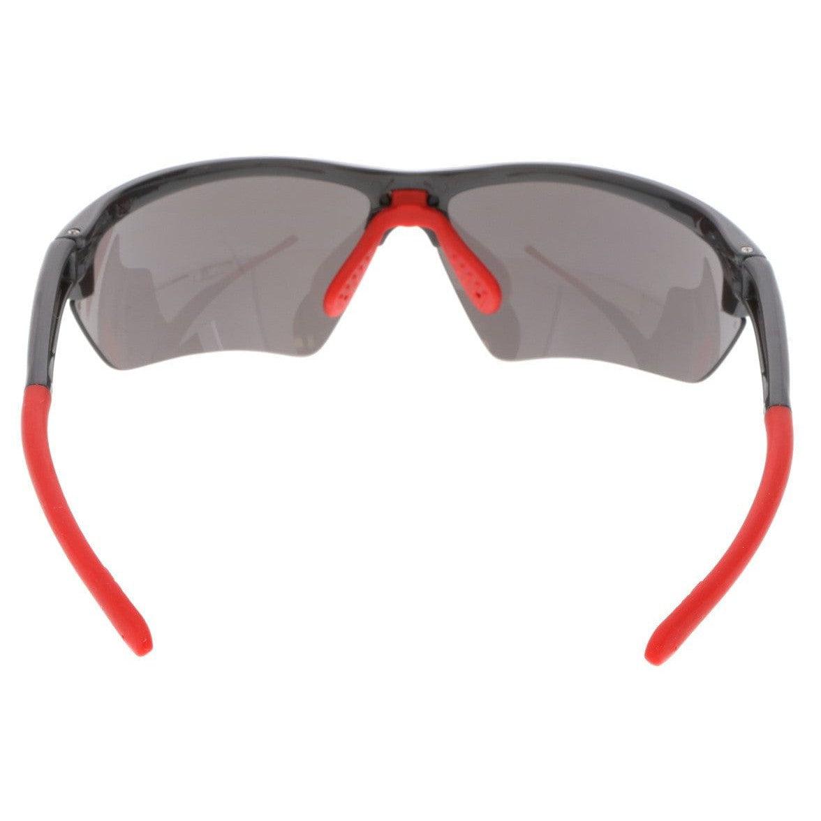 MCR Safety Dominator 3 Safety Glasses Gunmetal Frame with Gray MAX6 Anti-Fog Lens