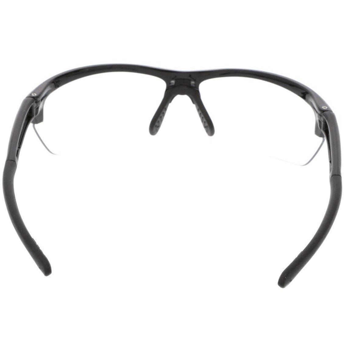 MCR Safety Dominator 3 Safety Glasses with Black Frame and Clear Anti-Fog Lens