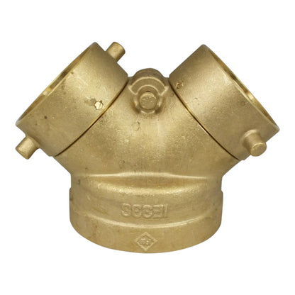 Fire Department Connection (FDC) Brecco 4" x 2.5" x 2.5" Brass Connection for Fire Sprinkler Systems