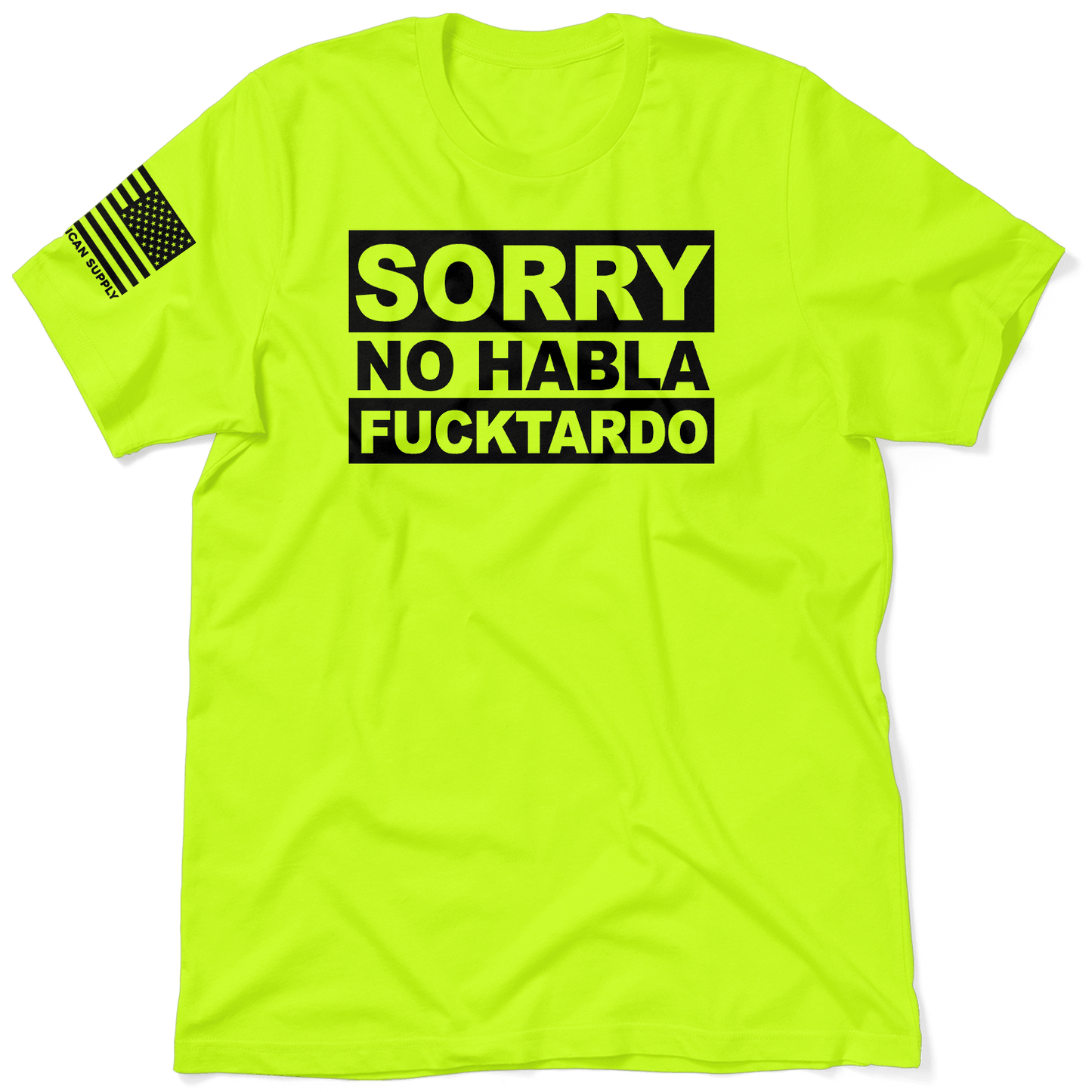 F*cktardo - Safety Yellow T-Shirt