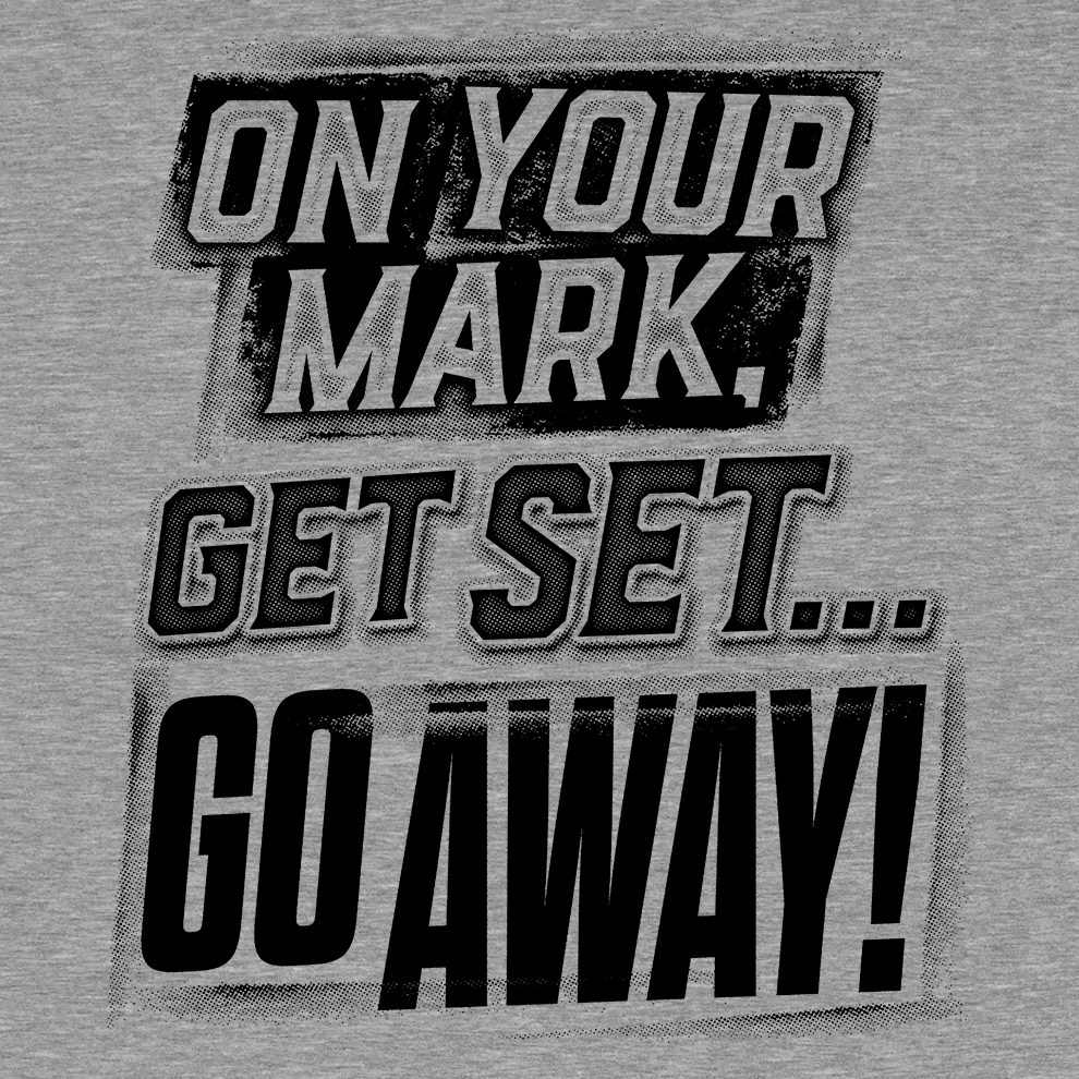 Go Away - Hi-Vis Work T Shirt