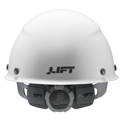 DAX Carbon Fiber White Cap Style Hardhat