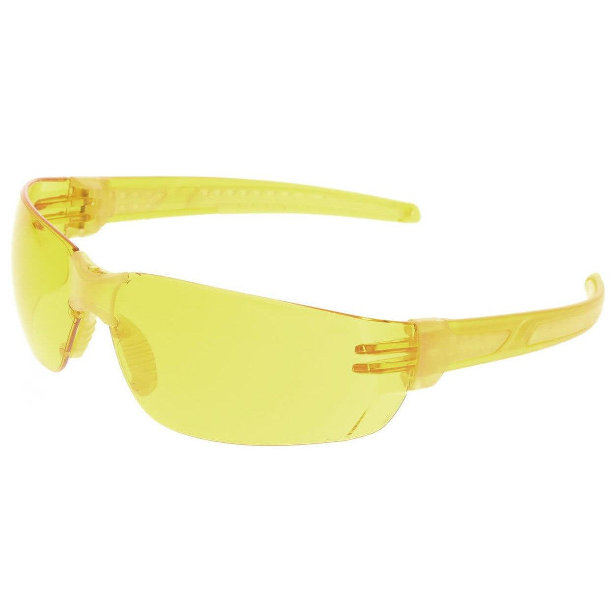 MCR Safety Hulk HK2 Safety Glasses with Amber MAX6 Anti-Fog Lenses