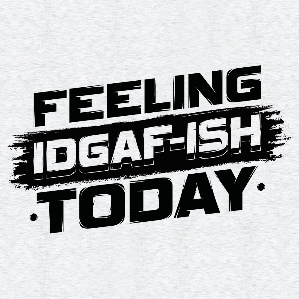 IDGAF - ISH  - Safety Yellow T-Shirt