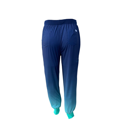 DK Gradient Jogger Scrub Pants (Blue/Green)