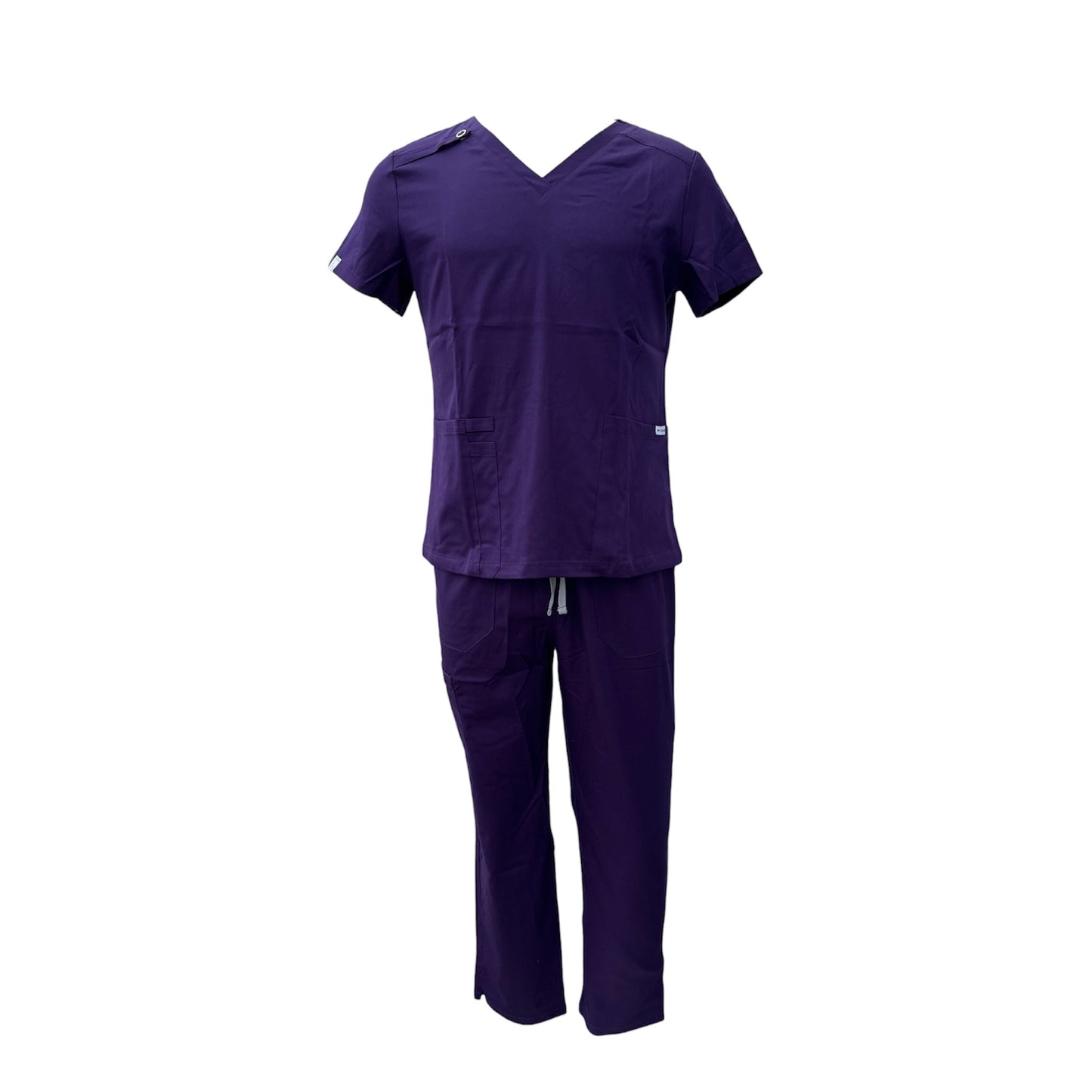 MJ V-Neck Holder Scrub Top (Unisex)