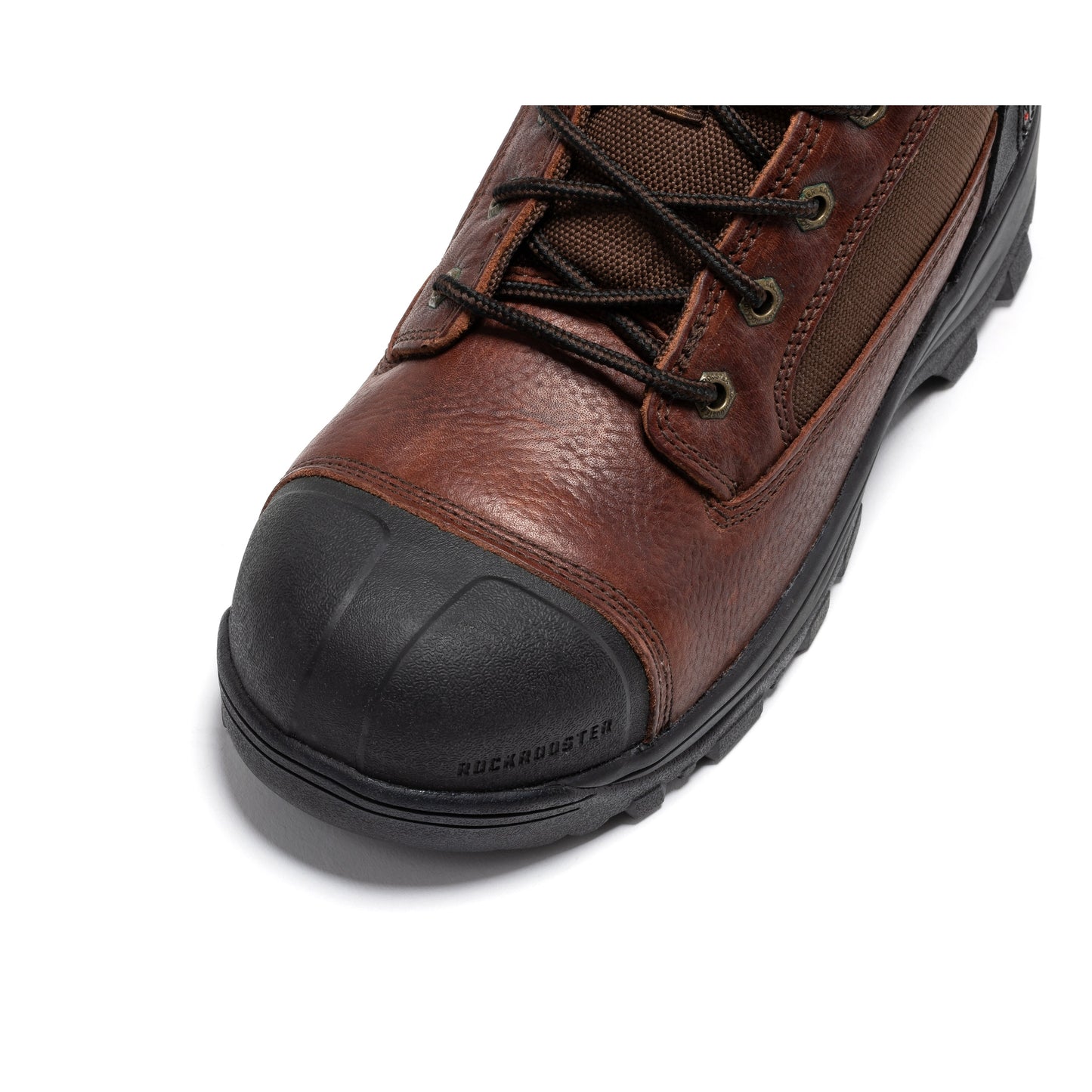 ROCKROOSTER Daviston 6 inch Brown Composite Toe Waterproof Work Boots AT872