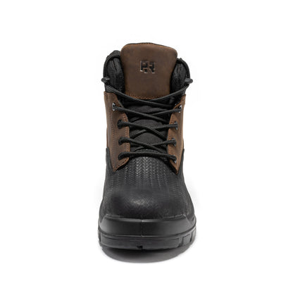 ROCKROOSTER Marfa Brown 6 Inch Waterproof Composite Toe Leather Work Boots CP210