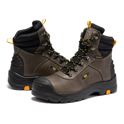 ROCKROOSTER Woodland Rust 6 inch Waterproof Composite Toe Leather Work Boots AK665