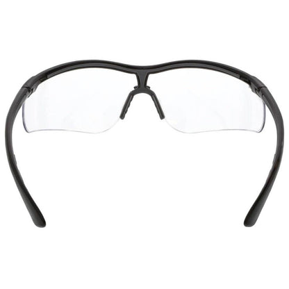 MCR Safety Klondike KD7 Safety Glasses Black Frame and Clear UV-Anti-Fog Lens
