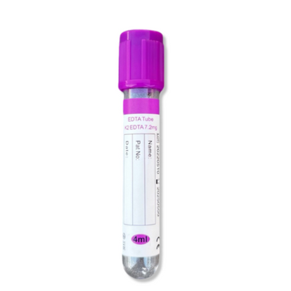 Lavender Top 13x75mm, 4ml, PET (EDTA K2 Tube)