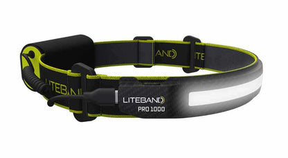 PRO 1000 Lumen LED Wide Beam Rechargeable Headlamp