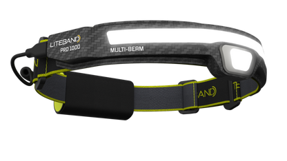 PRO 1000 Lumen LED Multi-Beam Rechargeable Headlamp