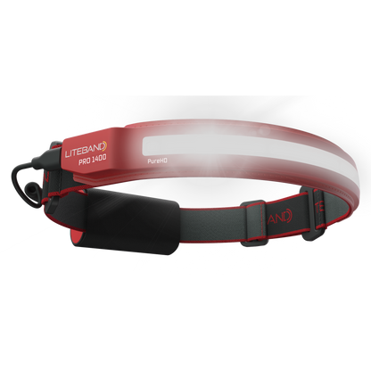 PRO 1400 Lumen PureHD™ Wide Beam Rechargeable Headlamp