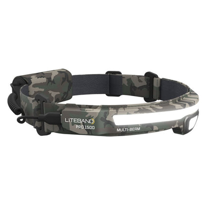 PRO 1500 Lumen LED Multi-Beam Rechargeable Headlamp