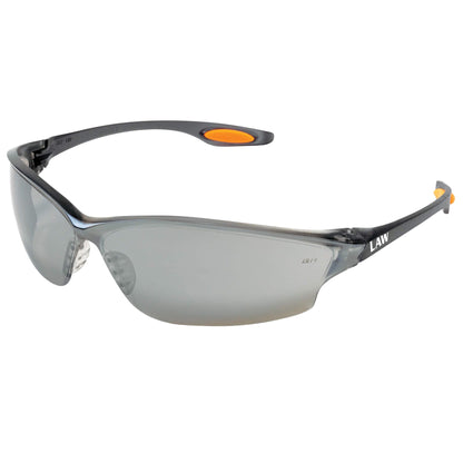 MCR Safety Law LW2 Safety Glasses with Silver Mirror Lens