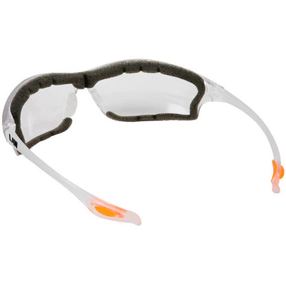 MCR Safety Law LW3 Safety Glasses Foam-Lined with Clear Anti-Fog Lenses