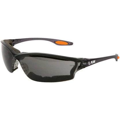 MCR Safety Law LW3 Safety Glasses Foam-Lined with Gray Anti-Fog Lenses
