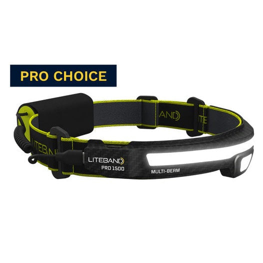 PRO 1500 Lumen LED Multi-Beam Rechargeable Headlamp