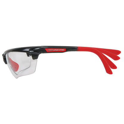 MCR Safety Dominator 3 Safety Glasses Gunmetal Frame with Clear Anti-Fog Lenses