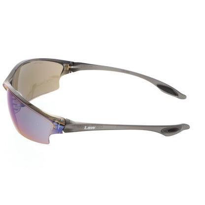 MCR Safety Law LW2 Safety Glasses with Blue Mirror Lens