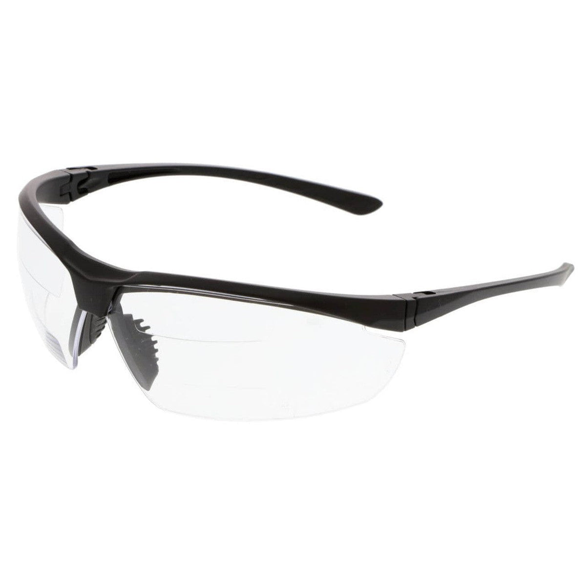 MCR Safety VL2 Dual Reader Safety Glasses with Clear Lenses and Upper/Lower Diopters