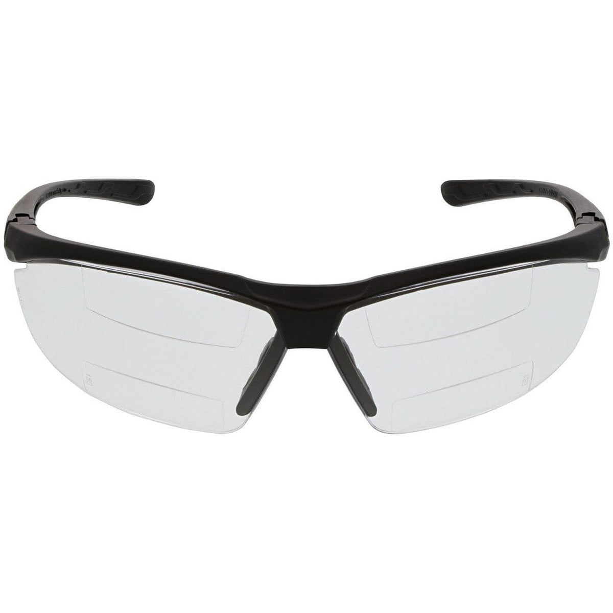 MCR Safety VL2 Dual Reader Safety Glasses with Clear Lenses and Upper/Lower Diopters