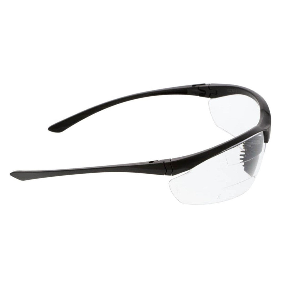 MCR Safety VL2 Dual Reader Safety Glasses with Clear Lenses and Upper/Lower Diopters