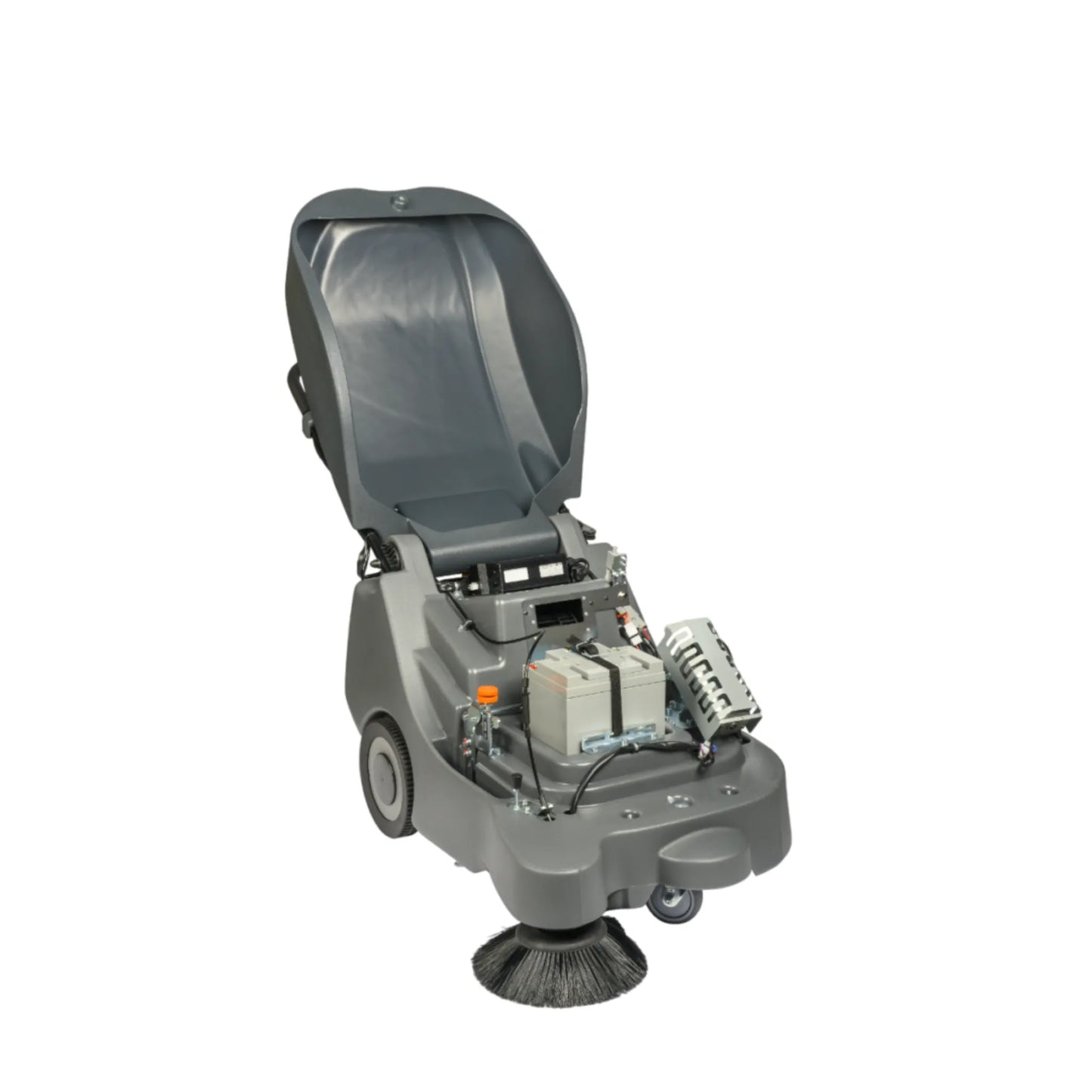 NaceCare 26″ Battery Walk-Behind Sweeper – Vacuum System + Single Side Broom