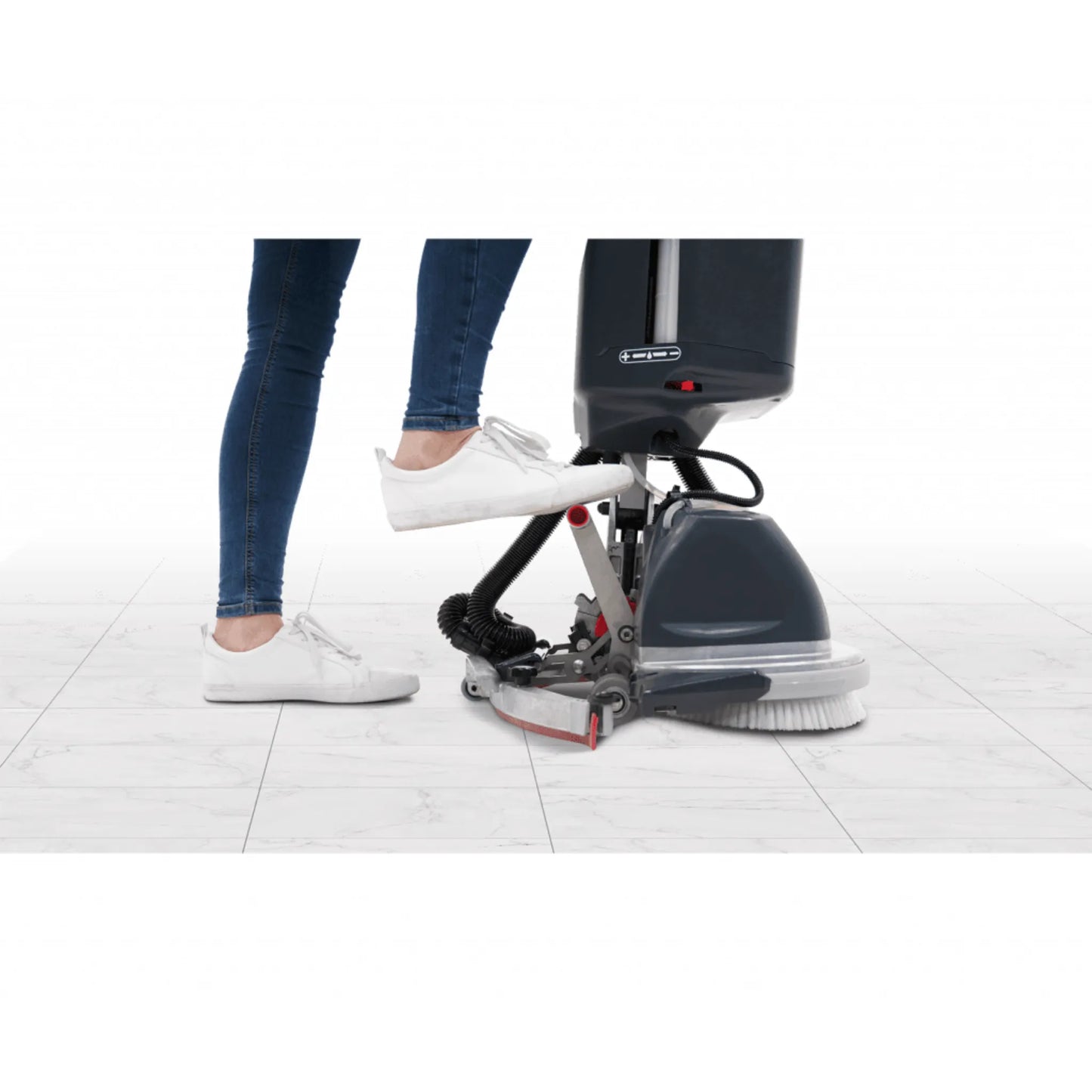 NaceCare 18″ Ultra Compact Scrubber – 1 NX1K Battery + NyloScrub Brush