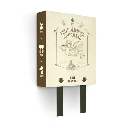 Design Fire Blanket - Petit Dejeuner Gourmand