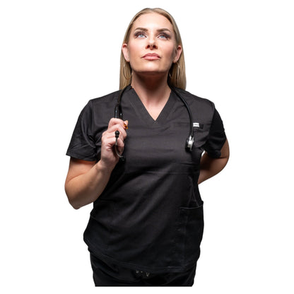 MJ V-Neck Scrub Top (Unisex)
