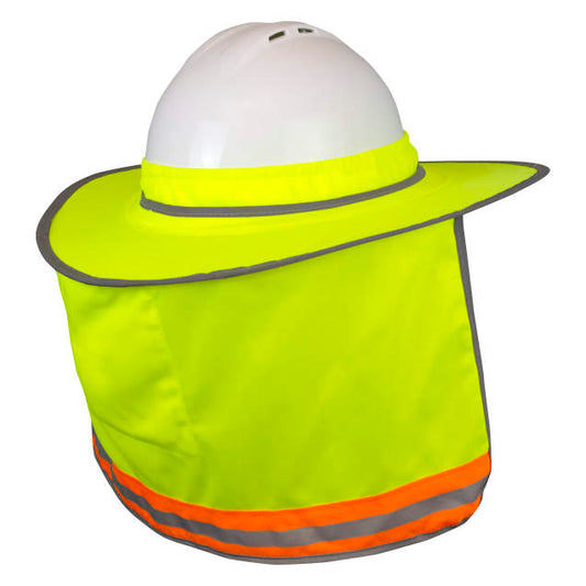 Collapsable Hard Hat Shade High Vis