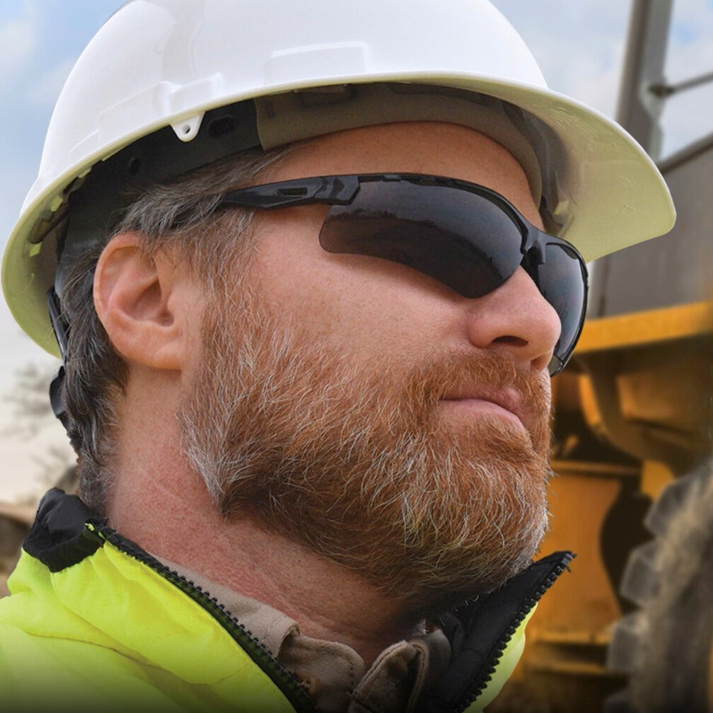 Radians Thraxus Safety Glasses with Smoke Lens