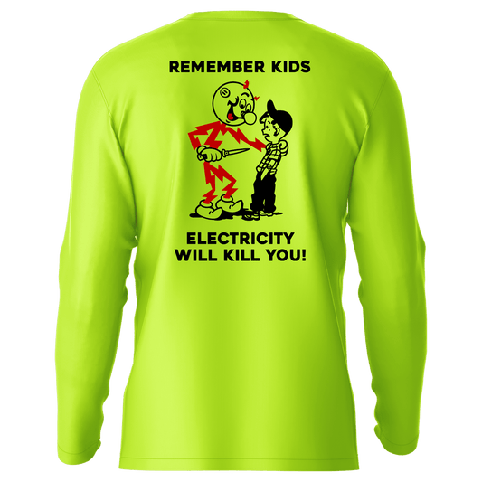 Remember Kids - Hi-Visibility UPF 50 Long Sleeve Sun Shirt