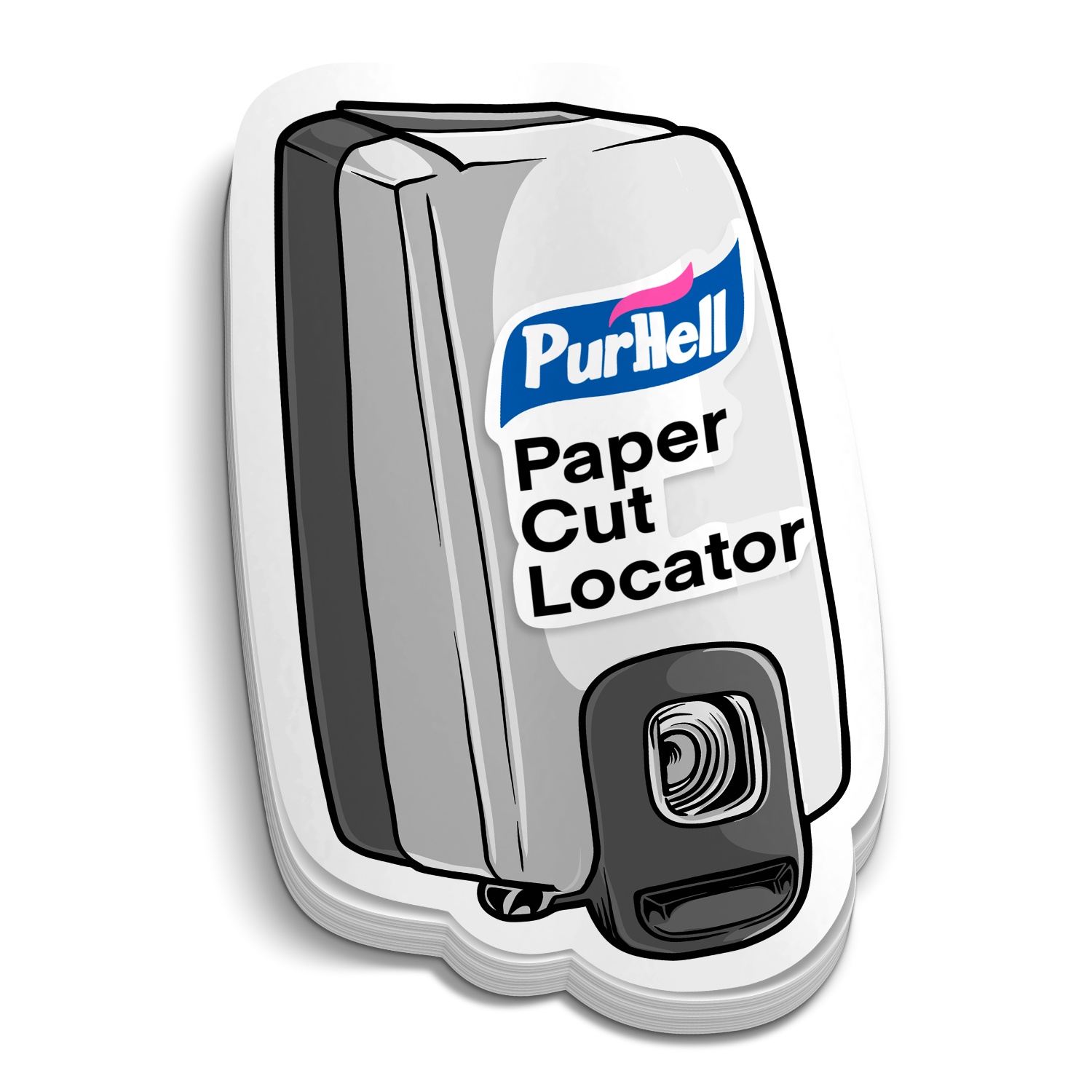 Purhell Papercut Locator Sticker – Patriot SafeSource