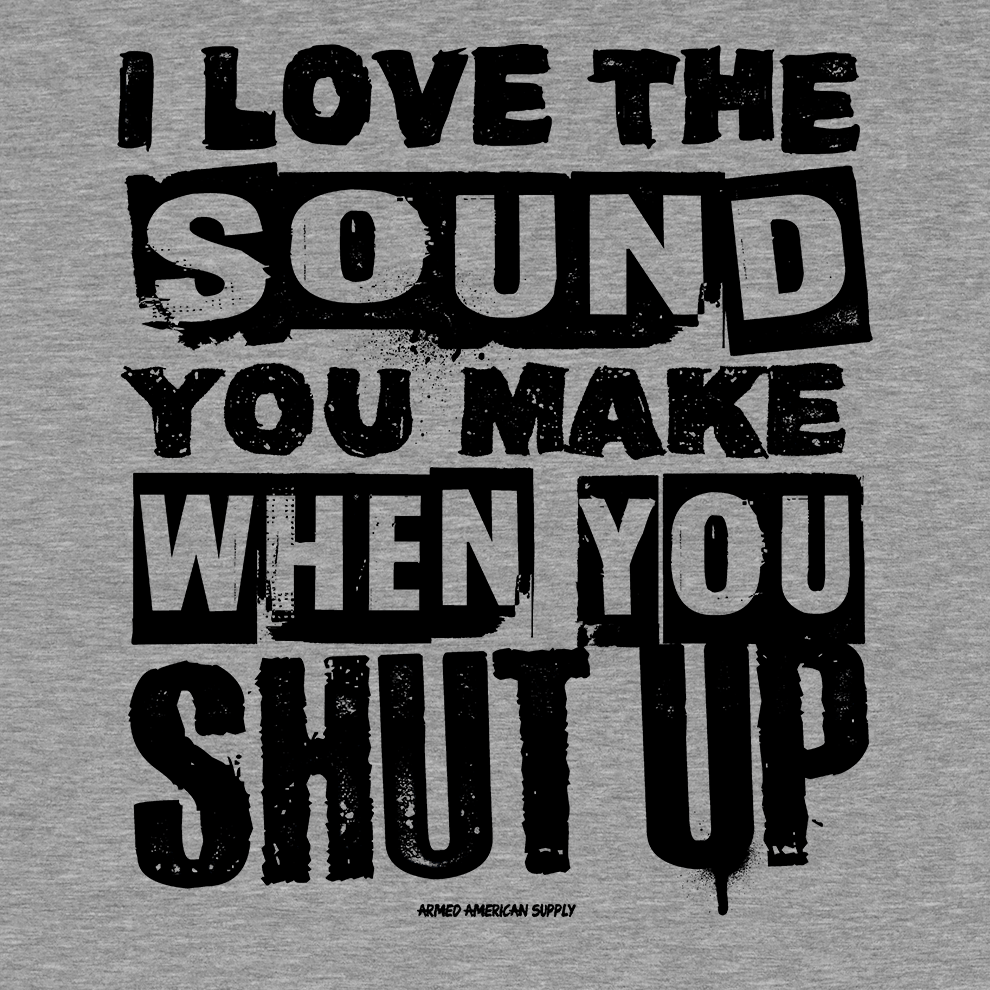 Shut Up - Safety Yellow T-Shirt