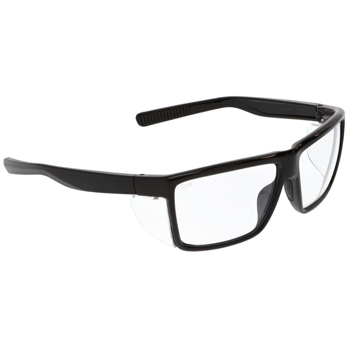 MCR Safety Swagger SR2 Safety Glasses Black with Clear Lenses