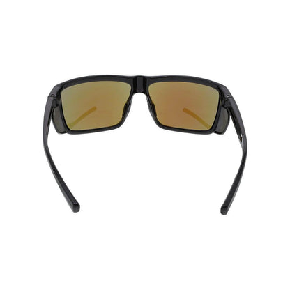 MCR Safety Swagger SR2 Safety Glasses Black with Blue Diamond Mirror Lenses
