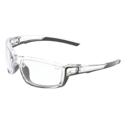 MCR Safety Swagger SR4 Safety Glasses with Clear Frame and Clear MAX6 Anti-Fog Lens