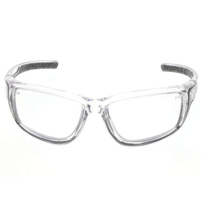 MCR Safety Swagger SR4 Safety Glasses with Clear Frame and Clear MAX6 Anti-Fog Lens