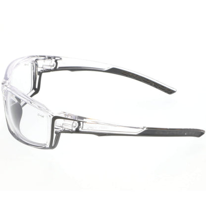MCR Safety Swagger SR4 Safety Glasses with Clear Frame and Clear MAX6 Anti-Fog Lens