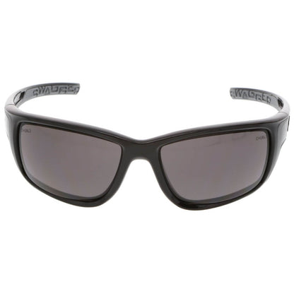 MCR Safety Swagger SR4 Safety Glasses with Black Frame and Gray Lens