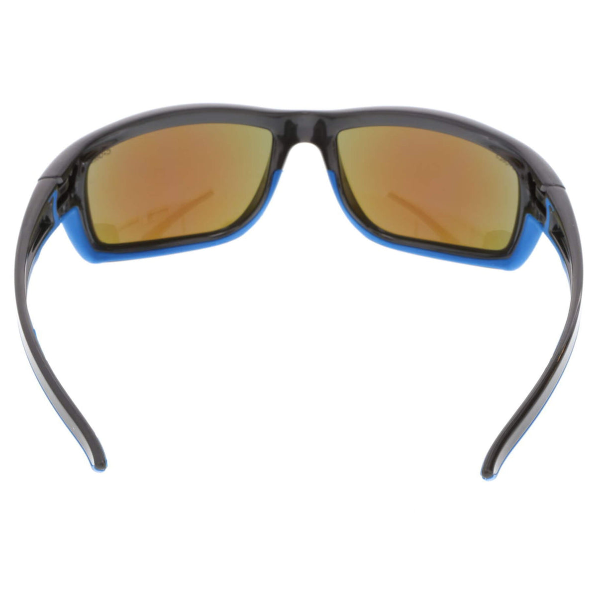 MCR Safety Swagger SR4 Safety Glasses with Gun Metal Frame and Blue Diamond Mirror Lens